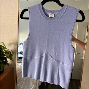 A&F detail knit tank